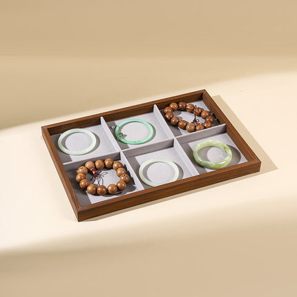 Jewelry Storage Box High-grade Exquisite Large Capacity Earrings Earrings Necklace Dressing Table Watch Jewelry Jewelry Display Stand