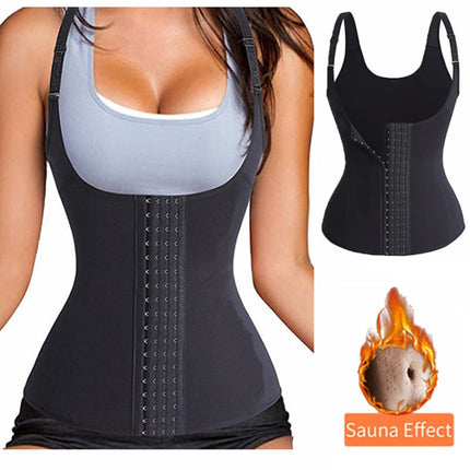 Body Shaping Clothing European and American Sweaty Fitness Body Shaping Clothing Neoprene Cross-Border Buckle Shoulder Strap Adjustable Corset