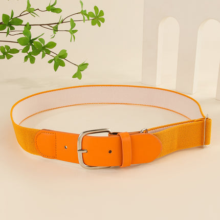 Cross-border explosion softball baseball belt multicolor outdoor sports golf students elastic elastic belt belt wholesale