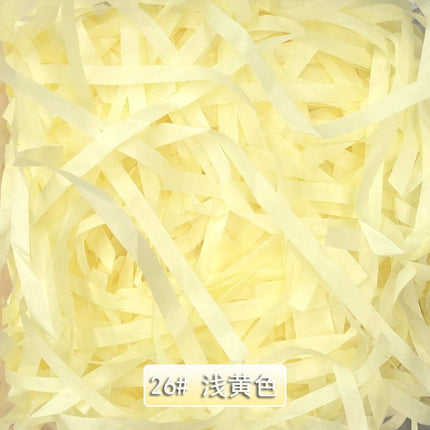 Raffia Decorative Gift Box Filling Shredded Paper Strips Creative Bedding Grass Wedding Packaging Wedding Candy Box