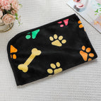 60*40cm / 280g color bone paw print black