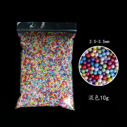 Small Packaging Macaroon Foam Ball Surprise Gift Box Decoration Filled Slime Granule Flow Planet