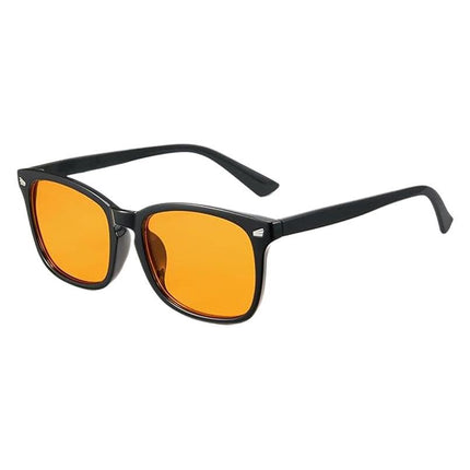 European and American Cross-Border Square Frame Glasses, Fashionable and Trendy, Unisex, Fashionable, Simple, Anti-Uv and Anti-Blue Light Glasses