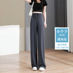 Dark gray cropped pants] / M