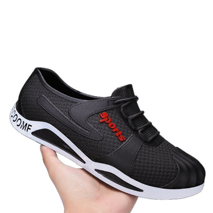 Plus Size Spring and Autumn Rain Boots for Men, Fashionable Waterproof, Non-Slip, Wear-Resistant Low-Top Shoes, Casual Fishing Chef Labor Protection Shoes Wholesale