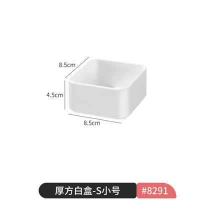Cabinet Storage Box Snacks Sundries Pot Storage Household Organizing Box Kitchen Drawer Desktop Right Angle Storage Box