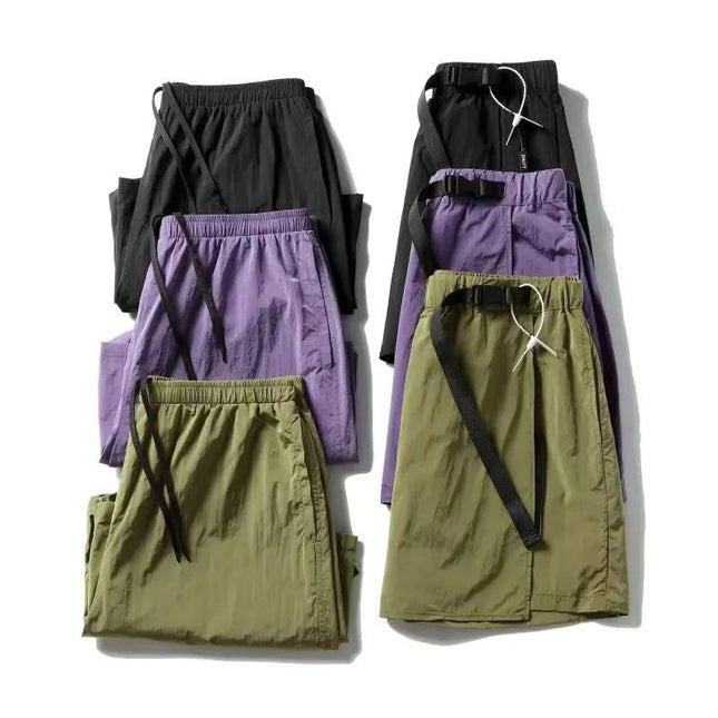 The designer really looks good! Lightweight Breathable Summer Couple Unisex Loose Comfortable Short Skirt Culottes Shorts