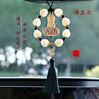 Bodhi fruit single ring pendant [small Buddha green]]