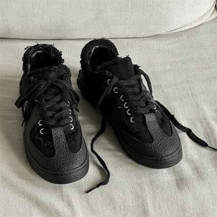 [Celebrity Style] Classic Niche Sneakers Retro Trend Thin Rubber Sole Trendy Versatile T-Head Training Shoes X508