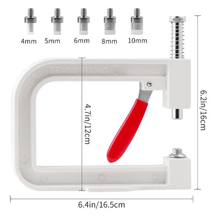 Upgraded version of hand-pressed bead machine manual non-porous imitation pearl inlay machine hand-pressed bead rivet four-claw nail machine