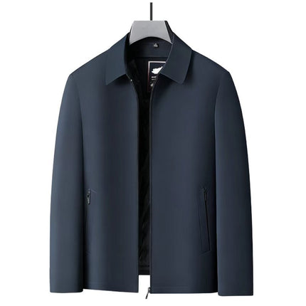 New Autumn and Winter Men's down Jacket Business Casual Executive Workwear Jacket with Detachable down Liner and Lapel