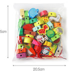 42 fruit animal beads (self-sealing bag)