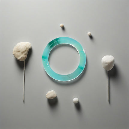 Natural Jadeite Ring Women's Cologne a Goods High Ice Green Floating Flower Jade Ring Plain Ring Authentic Tail Ring