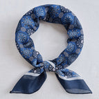 Snowflake palace blue / 58x58cm