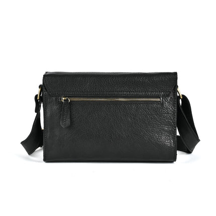 Ancient Trendy Guest Genuine Leather Men's Bag Single Shoulder Crossbody Bag Handmade Cowhide Backpack Simple Small Bag Crazy Horse Leather Men's Bag