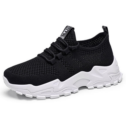 Women's Shoes 2026 Summer New Model Cross-Border Dropshipping Sports Shoes Breathable Fly-Knit Mesh Fashion Versatile Running Casual Shoes