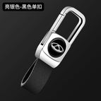 Silver single buckle Black