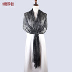 Black silver wire with ring / 200*45
