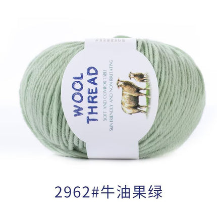 Cross-Border Wholesale Merino Wool Thread Handmade Stick Needle Hand Knitted Sweater Wool Pants Jacket Hat Scarf Shawl Thread