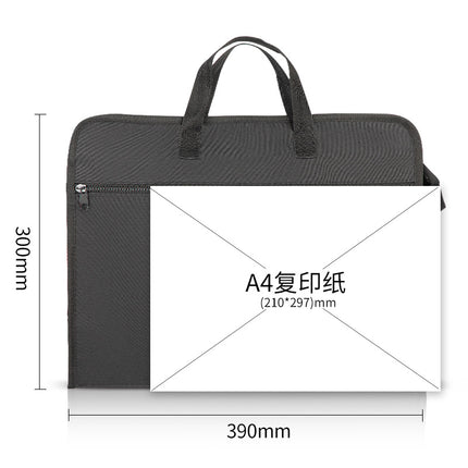 Deli 63753 office briefcase business men and women file bag business bag/file bag handbag information bag