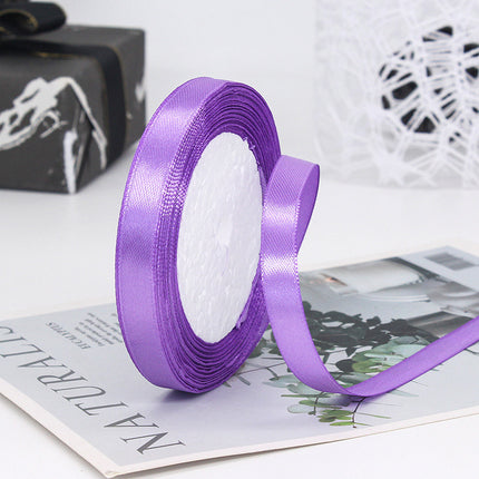 1cm Ribbon Gift Packaging Ribbon Cake Baking Gift Box Ribbon Wedding Decoration Cross-border Ribbon Wholesale