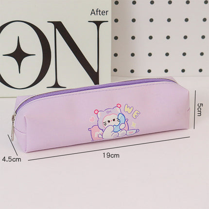Cartoon panda pencil case cute student stationery bag children stationery box pencil bag simple stationery storage bag wholesale