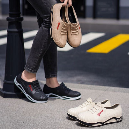 Plus Size Spring and Autumn Rain Boots for Men, Fashionable Waterproof, Non-Slip, Wear-Resistant Low-Top Shoes, Casual Fishing Chef Labor Protection Shoes Wholesale