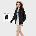(ts2601) [sunscreen cardigan] obsidian black / S(40-50kg ）