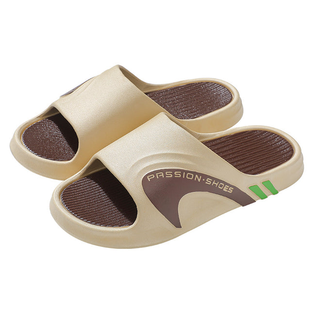 Slippers Men's Casual Summer Outer Wear Sports Non-slip Odor Deodorant Slip-on Feeling Men's Sandals and Slippers Open Toe Platform Beach Shoes
