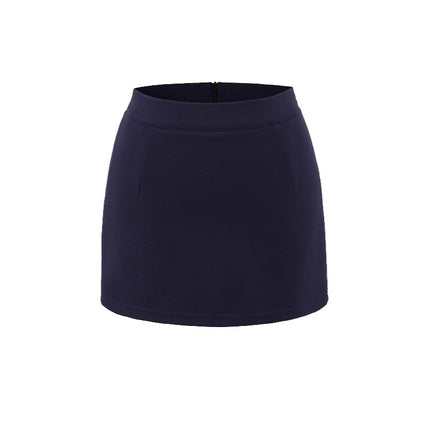 Hot Girl High-Waisted Elastic Slim-Fitting Anti-Exposure Short Skirt for Women 2025 Summer Hot Girl Tight-Fitting Hip-Hugging Skirt One-Step Skirt