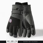 Side mark ski 3d curved finger [male] black and gray / One size fits all