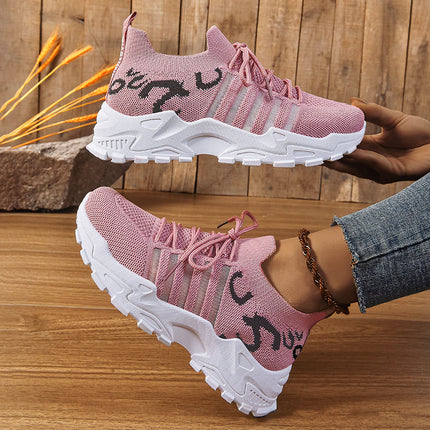 Women's Shoes Spring Popular New Dad Shoes Shoes Mesh Breathable Korean Style Sneakers Retro Running Shoes