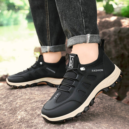 sneaker Men's Spring New Breathable Travel Shoes for Middle-aged and Elderly Outdoor Mountaineering Shoes Lightweight and Comfortable Men's Shoes