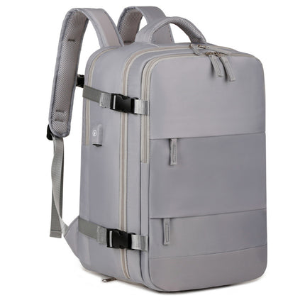 Multi-layer storage backpack dry and wet separation with shoe warehouse outdoor travel backpack USB interface business computer bag