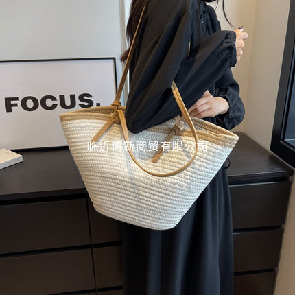 New Travel Crossbody Bag Woven Straw Women's Bag Travel Bag Fashion Beach Bag Trendy Niche Summer Shoulder Bag