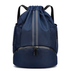 25 / Bottom shoe compartment/dry and wet separation/navy blue