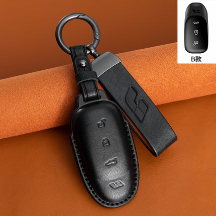 Suitable for Ideal L9 Key Cover L8 Car 2024 L7 L6 Ideal One Genuine Leather First Layer Cowhide Vegetable Tanned Leather