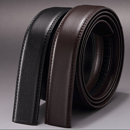 Men's gift box 3D belt automatic buckle belt alloy buckle supermarket wear-resistant non-peeling Korean business