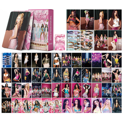 Korean Star 55 Boxed Small Cards Stray (g) I-Dle Ive Ateez Collection Lomo Cards Cross-Border