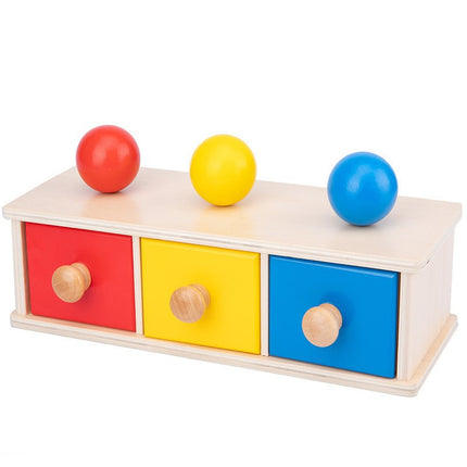 Children's Wooden Educational Toys Gift 1-3 Years Old Kindergarten Early Education Coin Box Drawer Game Teaching Aids Children's Factory