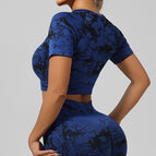 Short sleeves-blue / S