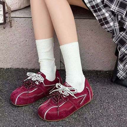In-Stock Kapibara Genuine Leather Women's Trainers Autumn New Casual Versatile Sneakers