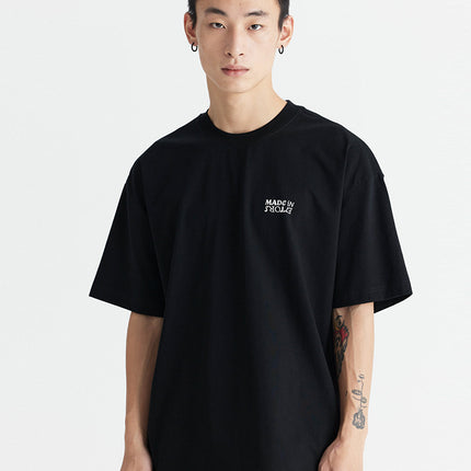 UNF Solona Ice Breathable Tee Mirror Letter Printing Basic Sunscreen Short-sleeved Outdoor T-shirt for Men and Women
