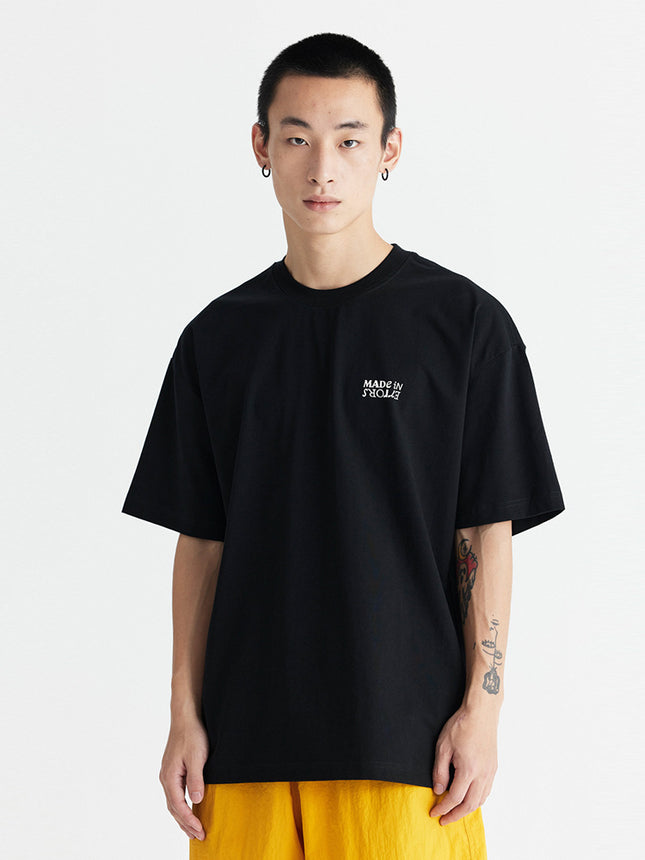 UNF Solona Ice Breathable Tee Mirror Letter Printing Basic Sunscreen Short-sleeved Outdoor T-shirt for Men and Women