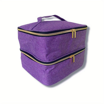 Cross-border Hot Nail Polish Storage Bag Portable Essential Oil Lipstick Finishing Bag Cosmetic Bag in stock