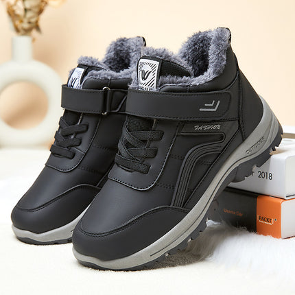 Factory direct walking cotton boots women's winter new cotton shoes wholesale fleece-lined thickened mountaineering snow boots live generation