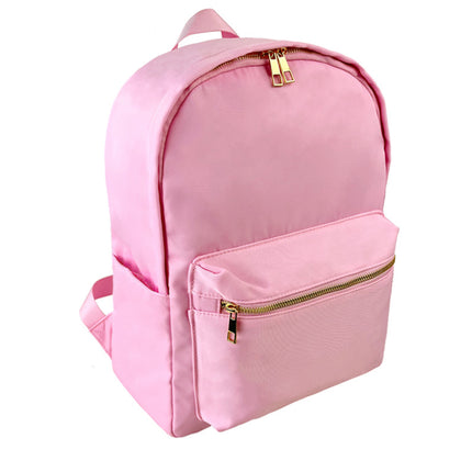 In stock waterproof backpack casual schoolbag large capacity high quality simple backpack school nylon storage bag