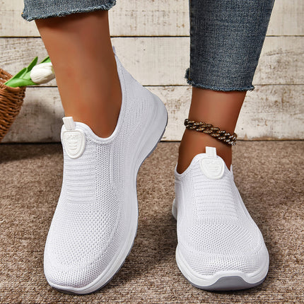 Women's Shoes, New Summer Style, Breathable Women's Shoes, Cross-Border Large Size Temu Casual Shoes, Soft Sole, Lightweight Slip-On Shoes