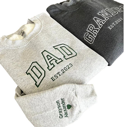 Photo Embroidery Personalized Custom Holiday Gifts Ready-To-Wear Embroidered T-Shirts Sweatshirts Hoodies Embroidery