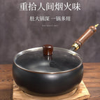 24cm big belly pot (with glass lid)